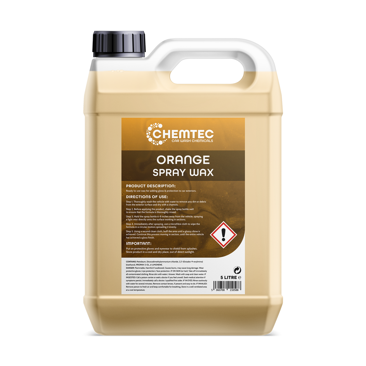 Orange Spray Wax