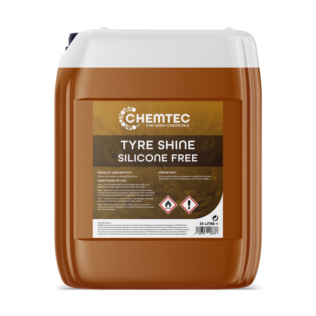 Tyre Shine Silicone Free (Brown)