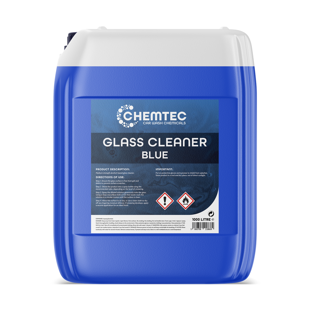 Glass Cleaner Blue