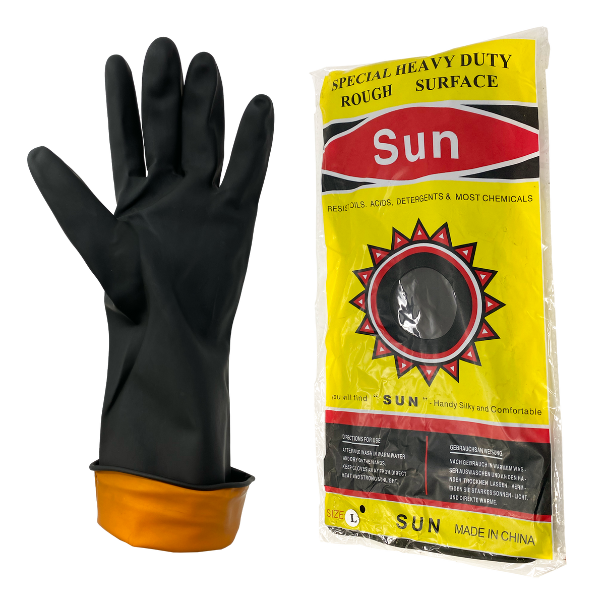 Extra Large Sun Industrial Safety Gloves – Chemical Resistant